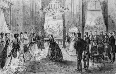 S.M. The Impector A S.M. Kraliçe Victoria İngiltere Büyükelçiliği Oteli, Ünlü Evren, Yayıncı Michel Levy 1868