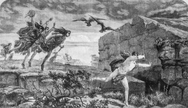 Penthee 'nin ölümü, meşhur evren, editör Michel Levy 1868