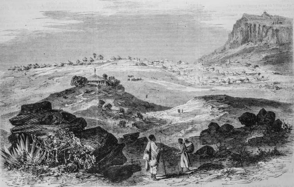 Expedition Abyssinia Antalo Illustrian Universe Publisher Michel Levy 1868 — Stock Photo, Image
