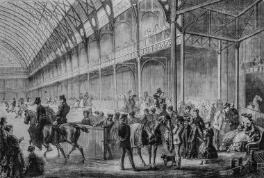 Yeni Manege u Palais de l 'Industrie aux Champs Elysees, Univers Illustre, Yayıncı Michel Levy 1868