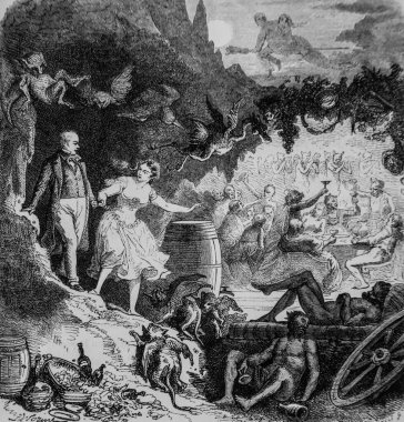 Cehenneme iniş, Beranger 'nin şarkıları, Perrotin yayıncısı 1866