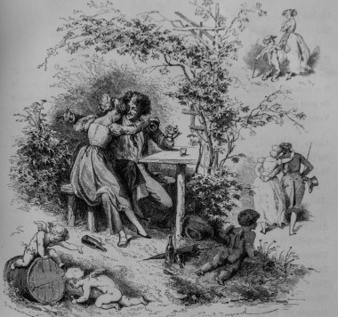 Lisette 'in kafirleri, Beranger' nin şarkıları, Perrotin Yayımcısı 1866