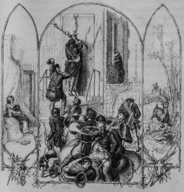 Çifte avlanma, Beranger şarkıları, Perrotin yayıncısı 1866