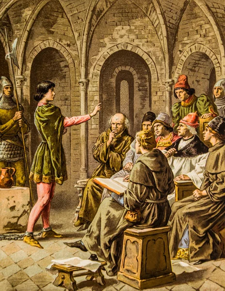Deneme, T.Lix 'in oymacılığı, Jeanne d' Arc 'ın hikayesi Louis Moland, Yayıncı Garnier FRERES 1895