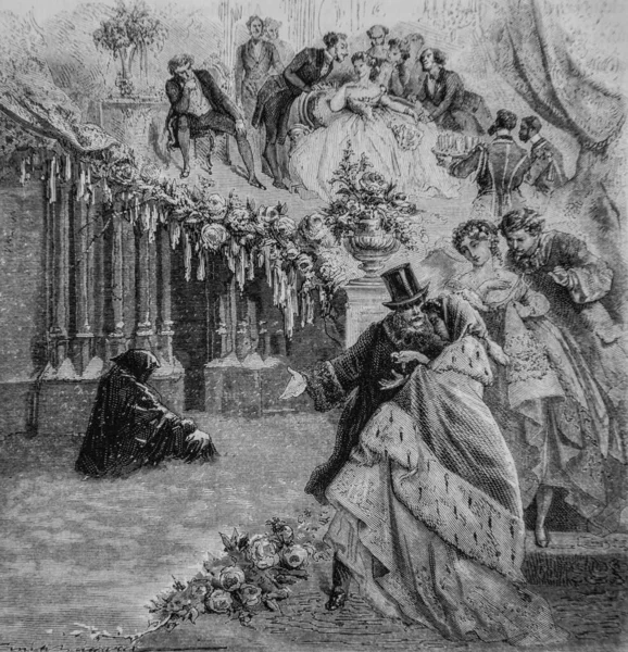 The poor woman, Beranger songs, Perrotin publisher 1866
