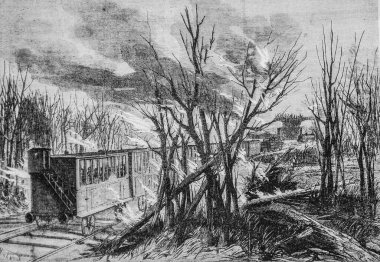Chantilly ormanındaki yangın, ünlü evren, MICHELE LEVY 1869 Yayımcısı
