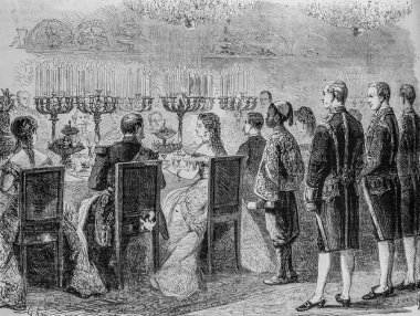 S.M. 'nin yeni Habeşçe sayfası. The Impector, the Illustrious Universe, Editör Michele Levy 1869