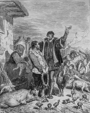 Don Kişot ve Sanço Panza, Ünlü Evren, Yayımcı Michele Levy 1869