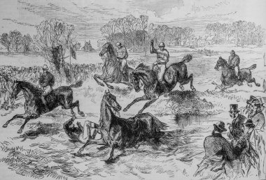 Vincennes 'e doğru çan kulesi kovalamacası, ünlü evren, Yayıncı Michele Levy 1869