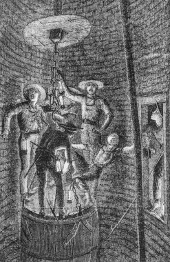 Houillieres de Saint Etienne madene inen, ünlü evren, editör Michele Levy 1869