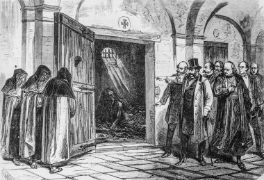 Krakow Karmelitlerinin münzevi, ünlü evren, editör Michele Levy 1869