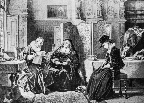 Avukat danışmanı, ünlü evren, editör Michele Levy 1869