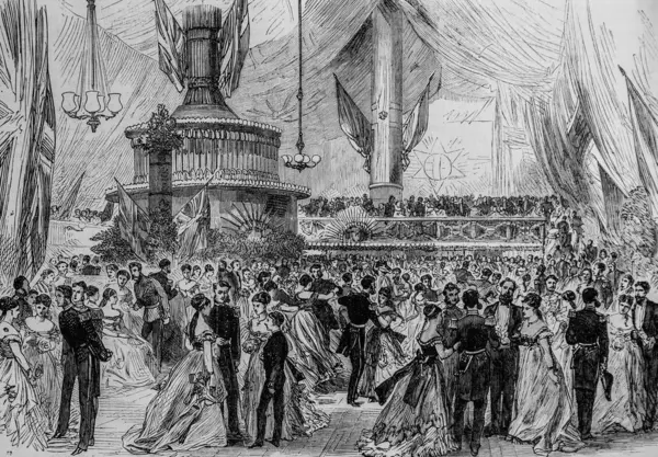 Bal, S.A.R. 'dan Fregate La Galatea' ya geçiyor. Edinburgh Dükü, Ünlü Evren, Yayımcı Michele Levy 1869