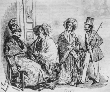 Anne 'nin annesi, Fransızlar kendi kendilerine boyamışlar, eitor N.J. Philippart 1861