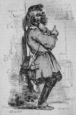 Ecolier, Fransızlar kendi kendilerine boyadılar, eitor N.J. Philippart 1861