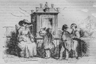 XV. Louis 'in altında Coco Marchant, Fransızlar kendi başlarına resmedilmiş, eitor N.J. Philippart 1861