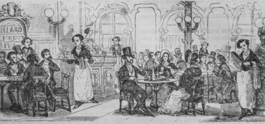 Cafe 'nin çocuğu, Fransızlar kendi başlarına resim yaptılar, eitor N.J. Philippart 1861