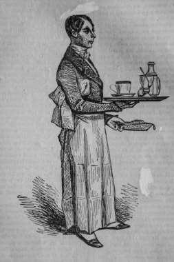 Cafe 'nin çocuğu, Fransızlar kendi başlarına resim yaptılar, eitor N.J. Philippart 1861