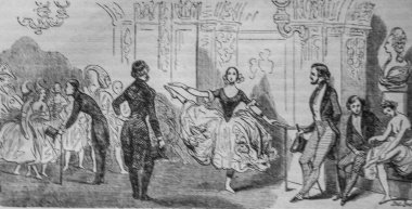 Operanın küçük faresi, Fransızlar kendi başlarına boyadılar, Vektör N.J. Philippart 1861.