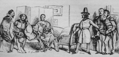 Sanatçıların arkadaşı, Fransızlar kendi başlarına resim yaptılar, eitor N.J. Philippart 1861