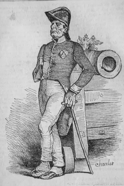 Özürlüler, Fransızlar kendi kendilerine boyadılar, eitor N.J. Philippart 1861