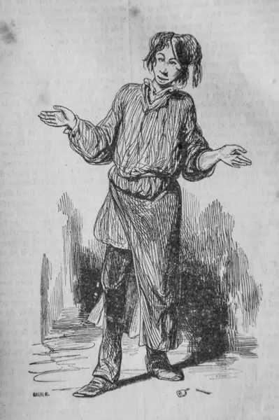 Paris 'in çocuğu, Fransızlar kendi kendilerine boyamışlar, eitor N.J. Philippart 1861