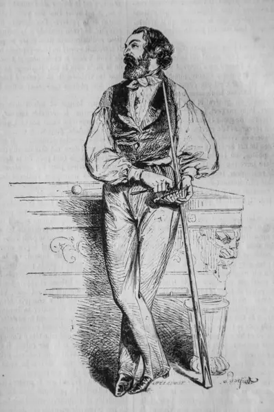 Estaminet 'in Tyran' ı, Fransızlar kendi başlarına boyadılar, eitor N.J. Philippart 1861