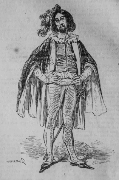 Görünüşü, Fransızlar kendi kendilerine resmedilmiş, eitor N.J. Philippart 1861