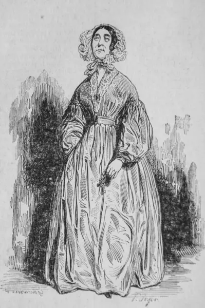 Hoste Masası 'nın Sahibesi, Fransızlar kendi kendilerine boyamışlar, N.J. Philippart 1861.