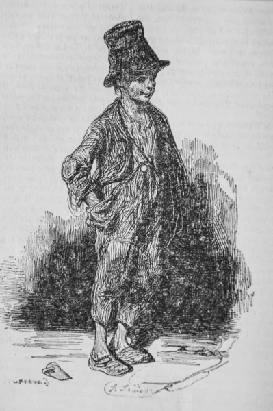 Silindir şapkalı ve takım elbiseli bir adamın resmi.