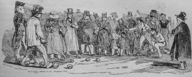 Beyzbolcu, Fransızlar kendi kendilerine boyamışlar, eitor N.J. Philippart 1861