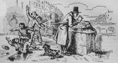 Kitapların aşığı, Fransızlar kendi başlarına resim yaptılar, eitor N.J. Philippart 1861