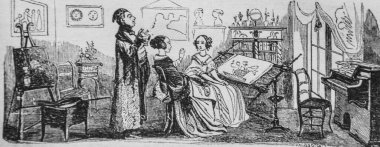 Öğretmen, Fransızlar kendi kendilerine boyadılar, eitor N.J. Philippart 1861