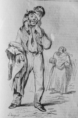 Paris 'in işçisi, Fransızlar kendi kendilerine boyadılar, eitor N.J. Philippart 1861