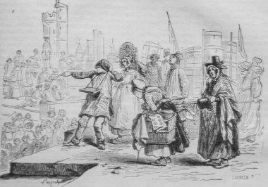 Les Cris de Paris, Fransızlar kendi kendilerine boyadılar, eitor N.J. Philippart 1861