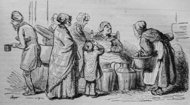 La Laitiere, Fransızlar kendi kendilerine boyadılar, eitor N.J. Philippart 1861