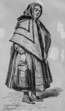 La Laitiere, Fransızlar kendi kendilerine boyadılar, eitor N.J. Philippart 1861