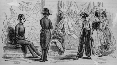 Şehir çavuşu, Fransızlar kendi kendilerine boyamışlar, eitor N.J. Philippart 1861