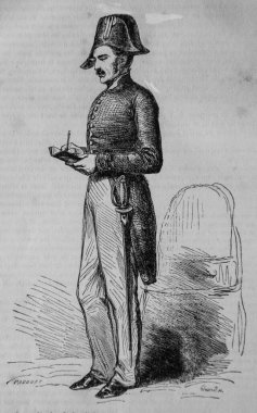 Şehir çavuşu, Fransızlar kendi kendilerine boyamışlar, eitor N.J. Philippart 1861