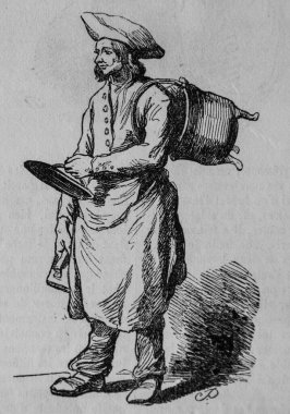 XV. Louis 'in kaloriferi, Fransızların kendileri tarafından boyanmış, eitor N.J. Philippart 1861.