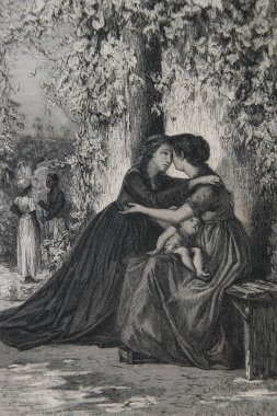 Bernadin de Saint Pierre, Paul ve Virginie çizimleri De la Charrie, editör Lemerre 1783