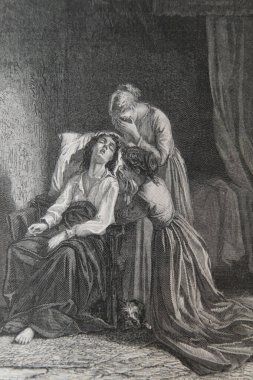 Bernadin de Saint Pierre, Paul ve Virginie çizimleri De la Charrie, editör Lemerre 1783