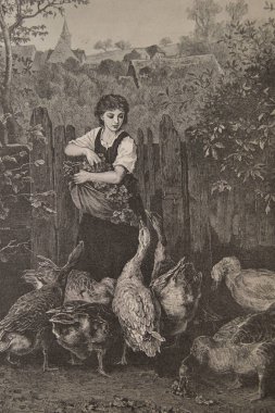 Bir Champetre yemeği, A. Dubois 'in bir buket tarihi, Eugene Ardant 1894 Yayımcısı