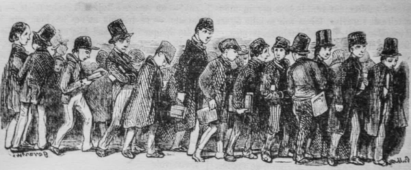 Öğrenim Ustası, Fransızlar kendi başlarına resim yaptılar, eitor N.J. Philippart 1861