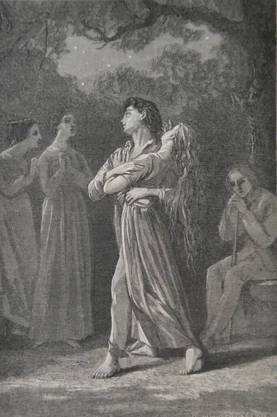 Bernadin de Saint Pierre, Paul ve Virginie çizimleri De la Charrie, editör Lemerre 1783