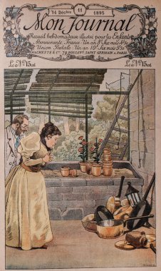 Gazetem, 8-12 yaş arası çocuklar için haftalık koleksiyon, Hachette Yayımcısı 1896