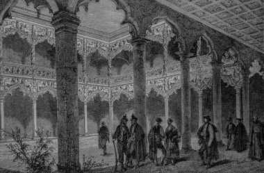 Palais de Guadalajara Sarayı, Edouard Charton 1855 'in resim dükkanı.