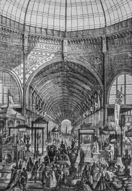 1862 'de Londra Evrensel Sergisi, M. Edouard Charton 1870' in resimli dergisi.