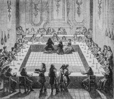 1681 'de kraliyet kurayı, M. Edouard Charton 1870' in resimli dergisi.