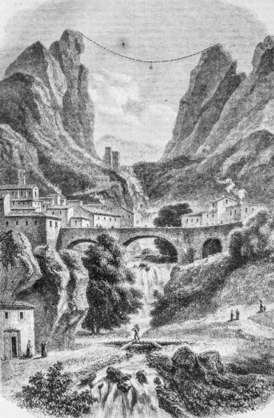 Moustier, Edouard Charton 1870 'in resimli dergisi.